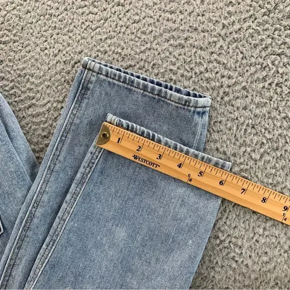 American Eagle Women's Ripped Mom Jean Distressed Jeans - Size: 6 (Short) - Picture 11 of 15